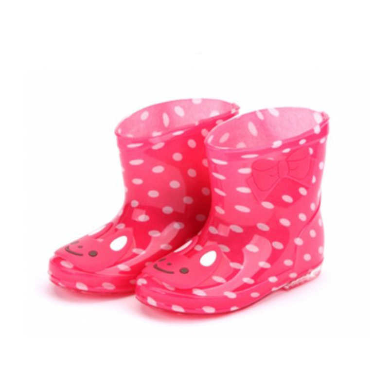666 tobillo lindos niños botas de lluvia de pvc