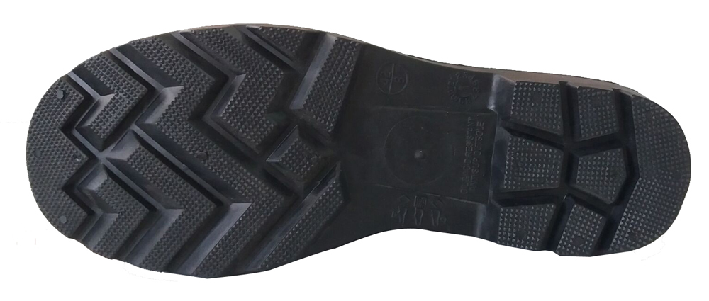 BBA chaussures noires de sécurité en pvc avec bout en acier