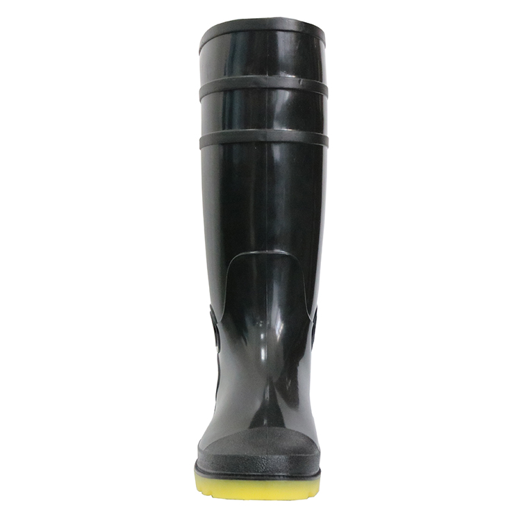 E6BY Botas de lluvia impermeables ligeras de pvc con brillo, no ligeras, impermeables y ligeras