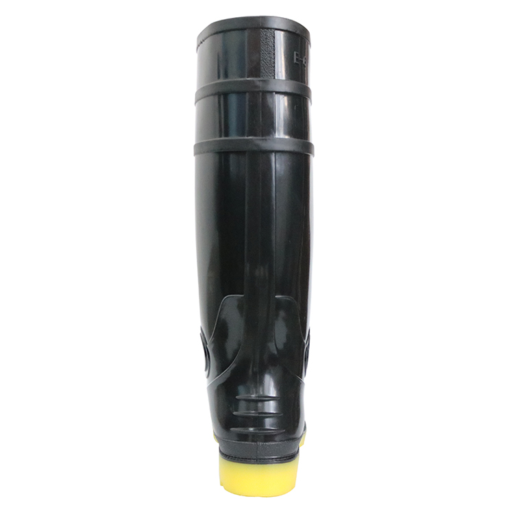 E6BY Botas de lluvia impermeables ligeras de pvc con brillo, no ligeras, impermeables y ligeras