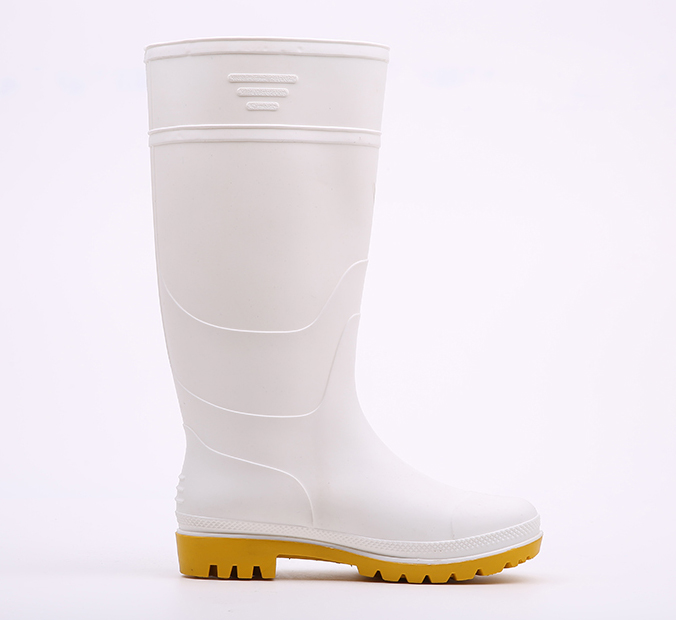 KWYN food industry white pvc rain boots