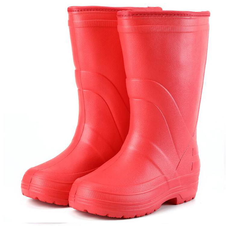 SQ-903 imperméable à l'eau légère garder les bottes de travail EVA chaudes pour les femmes pour l'hiver