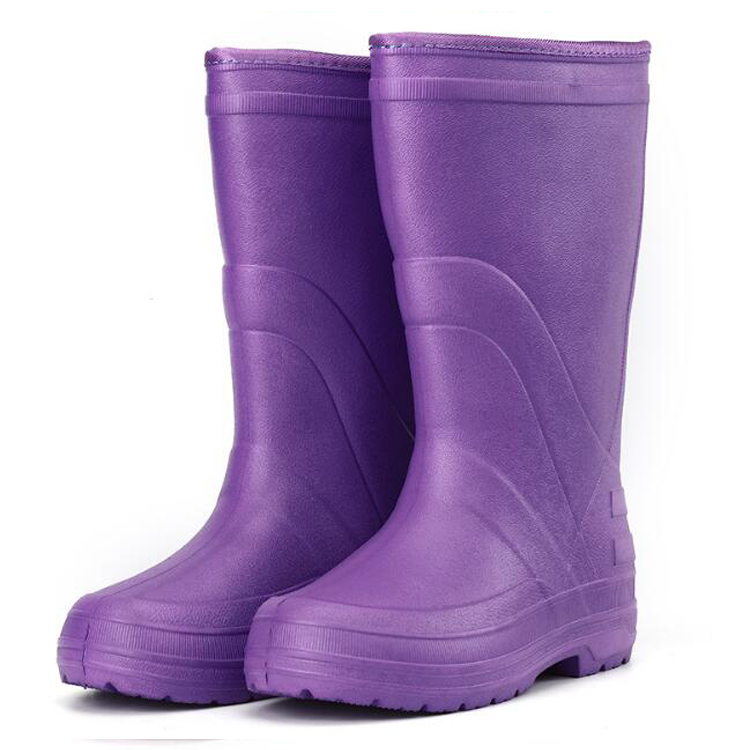 SQ-903 imperméable à l'eau légère garder les bottes de travail EVA chaudes pour les femmes pour l'hiver