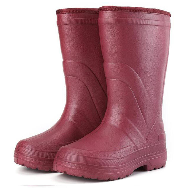 SQ-903 imperméable à l'eau légère garder les bottes de travail EVA chaudes pour les femmes pour l'hiver