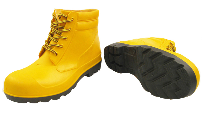 YBA steel toe pvc safety rain shoes