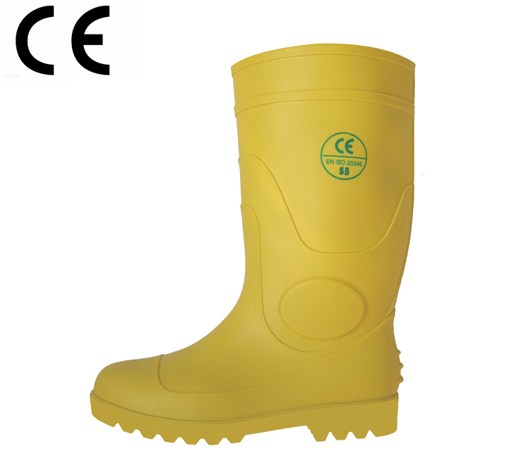 Botas de agua amarillas impermeables estándar YYS CE