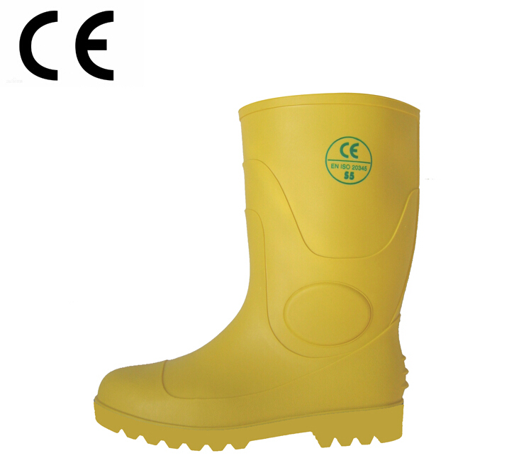 Botas de agua amarillas impermeables estándar YYS CE