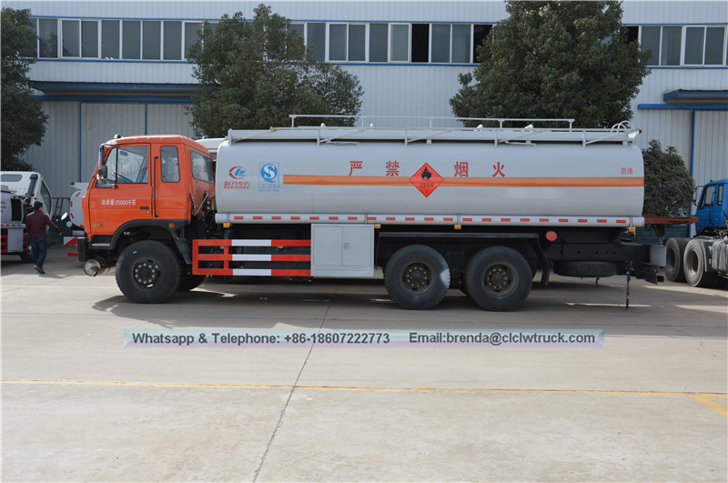 18000L-25000L Dongfeng 6x4 Fuel Tanker Truck