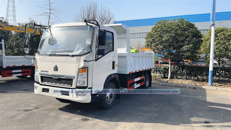 3-8ton Howo Tipper Truck Manufaction في الصين