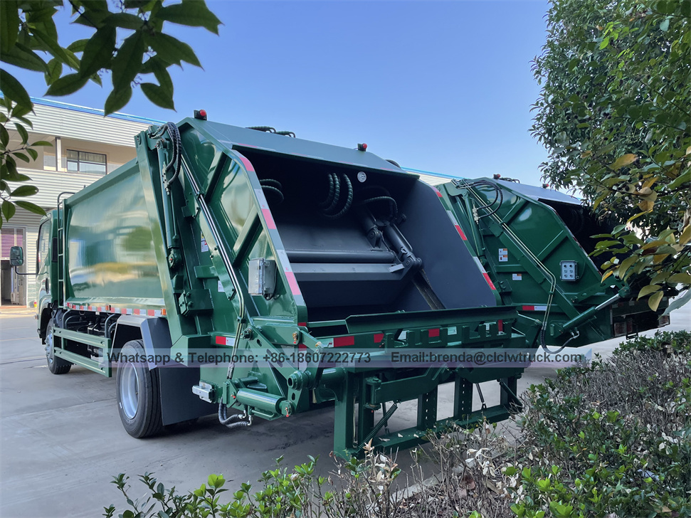 Camion de compacteur à ordures de 5cbm avec châssis Japon Isuzu Compacteur Camion à ordures Vente chaude