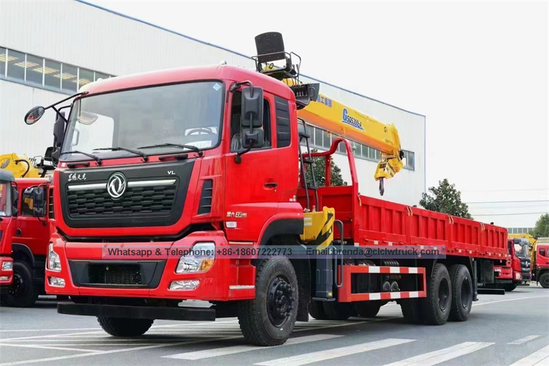 6х4 Dongfeng Kinland 12-тонный грузовой автомобиль кран