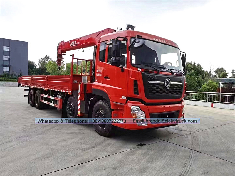 8x4 Dongfeng Kinland 14-16 Ton Boom Truck with Crane