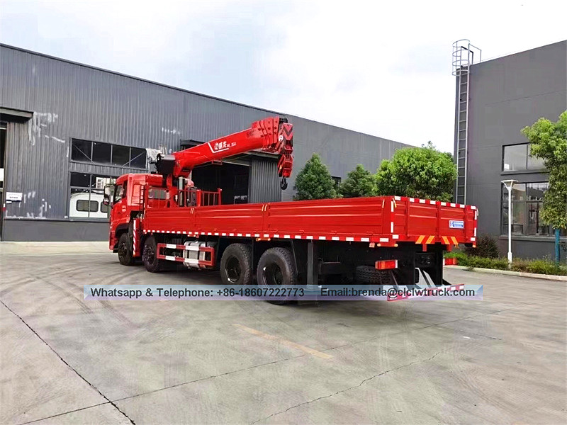 8x4 Dongfeng Kinland 14-16 Ton Boom Truck with Crane