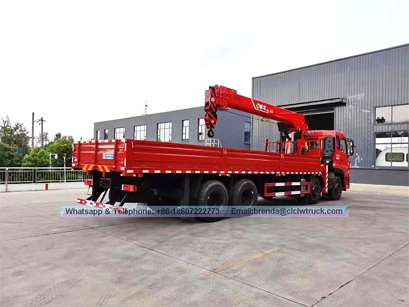 8x4 Dongfeng Kinland 14-16 Ton Boom Truck with Crane