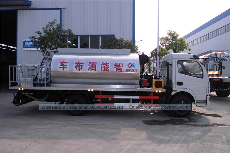 ผู้ผลิตรถบรรทุกสเปรย์แอสฟัลต์จีนผู้ผลิต DFAC Asphalt Road Road ผู้ผลิต 6000L Bitumen Sprayer China ผู้ผลิต