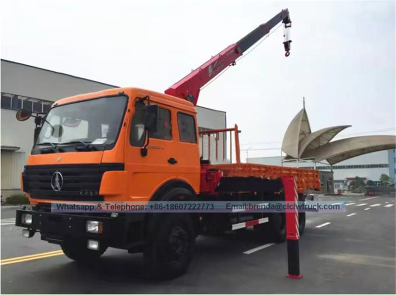 Beiben Truck Mounted Crane China производитель, поставщик Crane Crane 6x4 в Китае, поставщик грузовиков Derrick Cargo