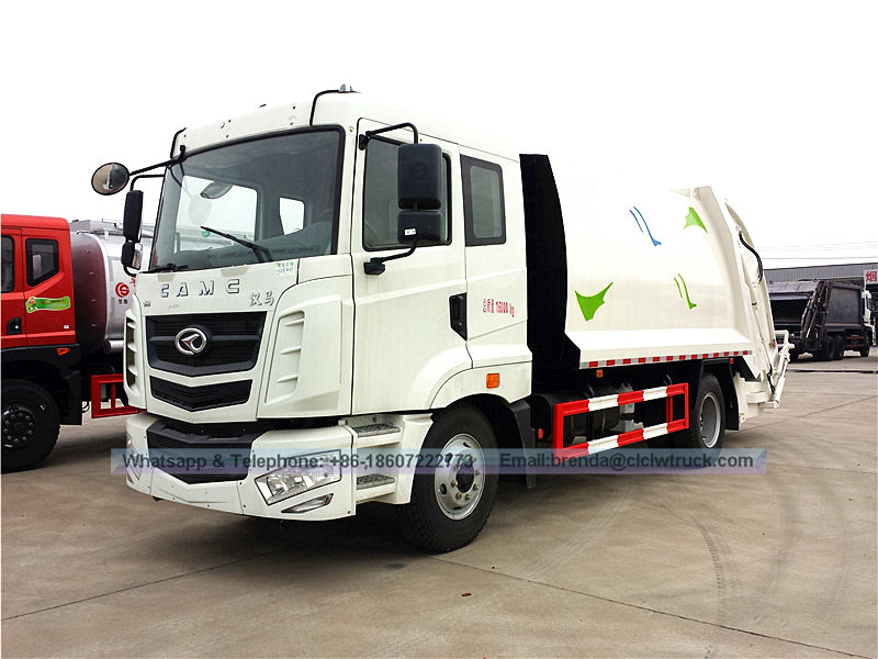 CAMC 12 CBM Garbage Massing Truck