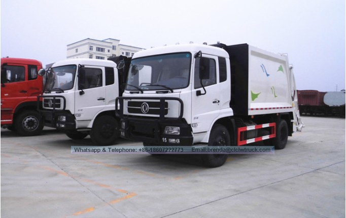 China 4x4 Dongfeng Kingrun 8 CBM Compactor Truck