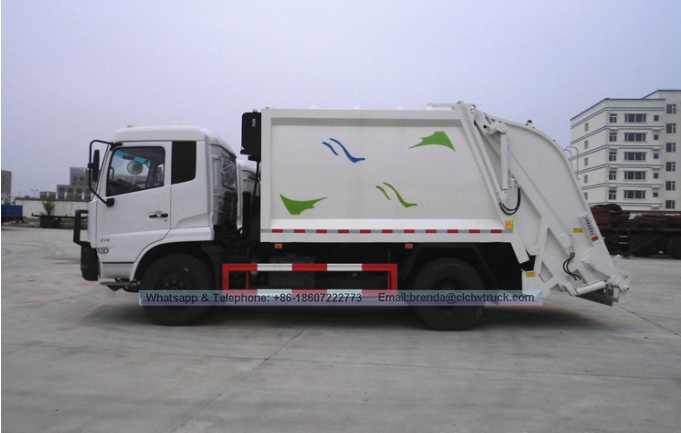 China 4x4 Dongfeng Kingrun 8 CBM Compactor Truck