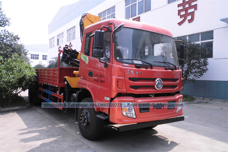 Trung Quốc Dongfeng 10-12 tấn thủy lực Truck Mounted Crane, Telescopic Boom Crane Truck Nhà cung cấp