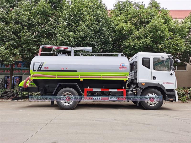 Chinesa Dongfeng Kingrun 10200 Litros 2640 Gallon Fecal Suction Truck