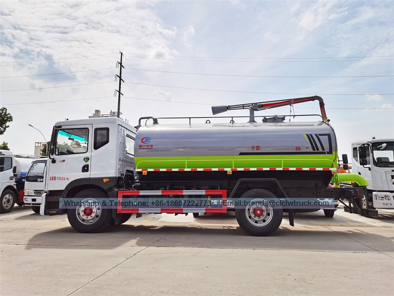 Chinesa Dongfeng Kingrun 10200 Litros 2640 Gallon Fecal Suction Truck