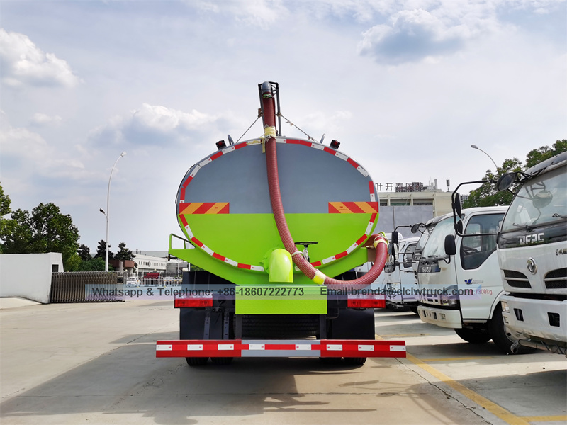Chinesa Dongfeng Kingrun 10200 Litros 2640 Gallon Fecal Suction Truck