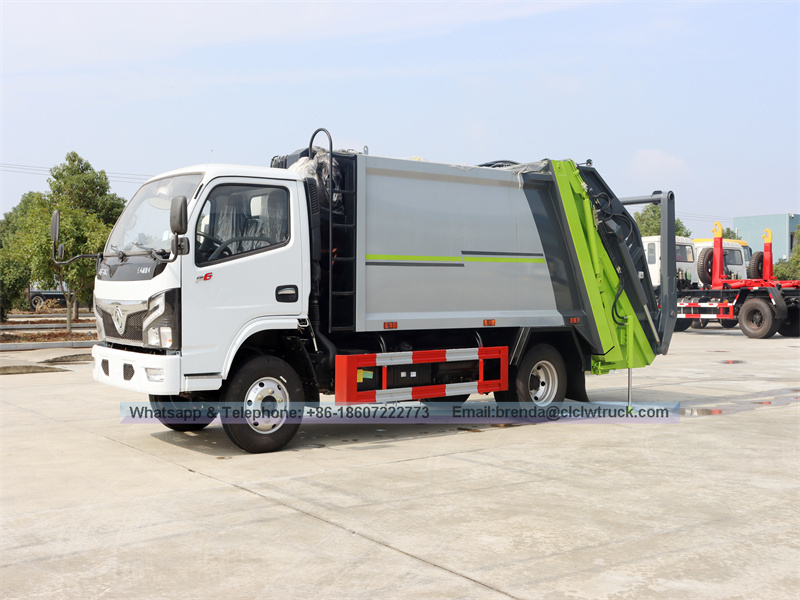 DFAC 4X2 4-5 CBM Compactor Garbage Truck