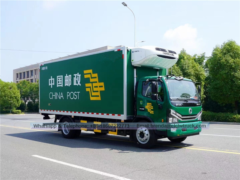 DFAC 6-10T ตู้แช่แข็งในตู้เย็นห้องเย็นรถตู้ส่งเนื้อสัตว์