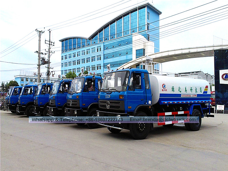 Nhà cung cấp xe tải nước Dongfeng 15000liter Trung Quốc, nhà sản xuất xe tải chở dầu 4x2 15cbm