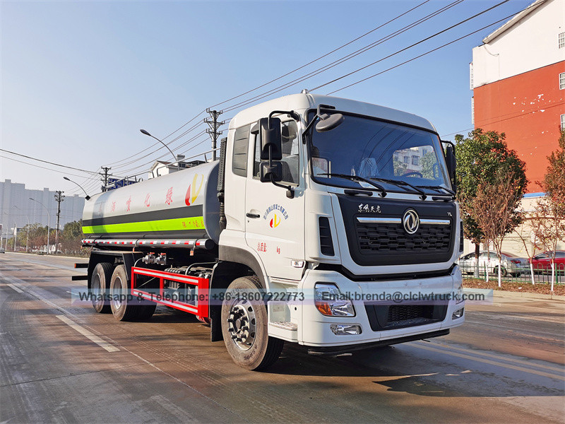 Dongfeng 25000公路供应商出售中国，6x4 25cbm水箱卡车