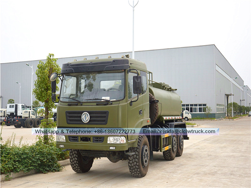 Dongfeng 6x6 شاحنة خزان المياه 10000Liter ، شاحنة خزان المياه 6x6 ، شاحنة خزان المياه 10CBM مورد الصين
