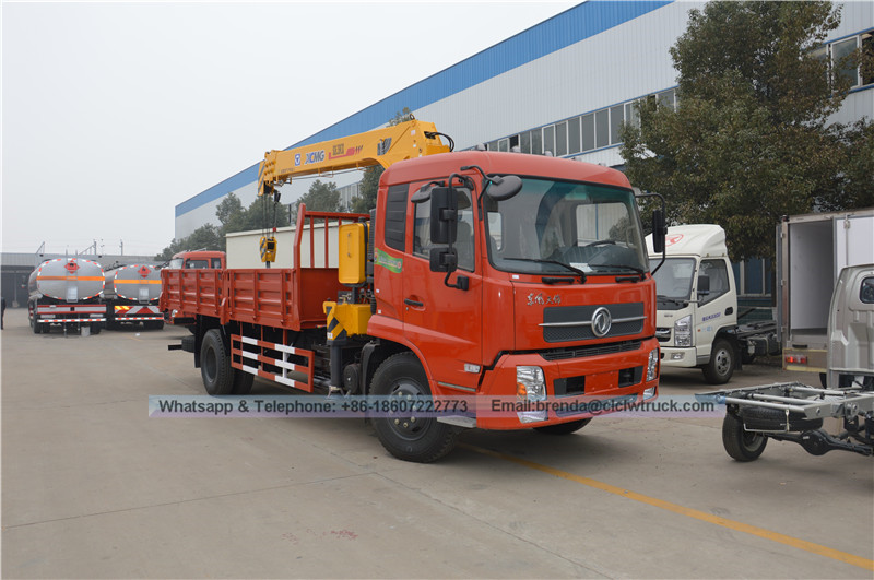 Dongfeng Kingrun 6300 Kgs кран-манипулятор с корзиной