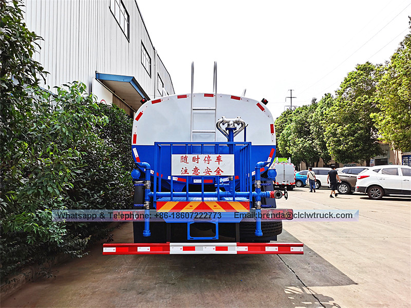 Dongfeng Tianjin 12000L ผู้จัดจำหน่ายรถบรรทุกน้ำจีน, ผู้ผลิตรถบรรทุกน้ำ 12CBM ประเทศจีน