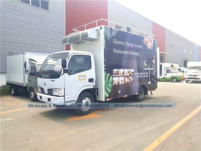 ДонгФенг брэнд/правый ручной привод/мобильный продовольственный грузовик для продажи