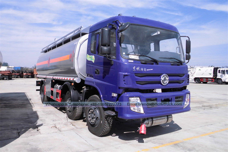 Dongfeng fuel truck supplier china,6x2 tanker truck 23000 Liter