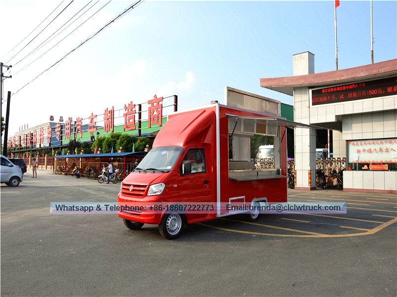 Dongfeng đa năng nhỏ xe tải thực phẩm di động