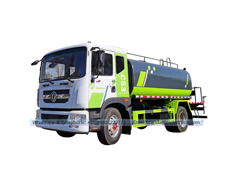 Dongfeng Water Truck 10000Liter Fabricant, 10000 litres de camion-réservoir d'eau, Prix de camion-réservoir d'eau Chine