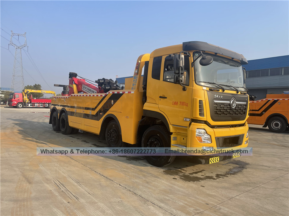 NOUVEAU DONGFENG 8X4 TRACLE DE DÉPINATEUR ROTATOR HEURD DUTUT