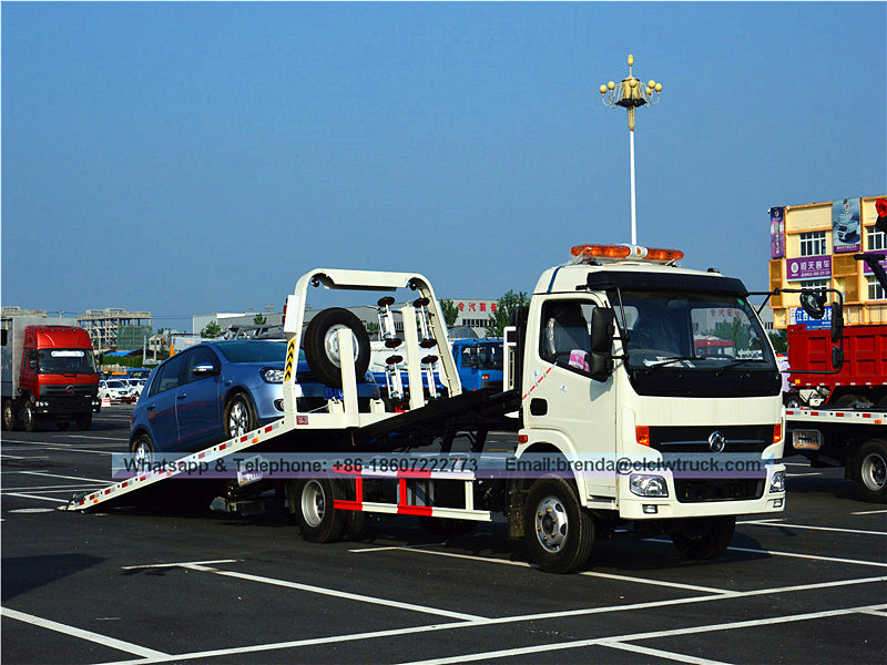 Dongfeng Wrecker Truck 4 TON DROIT LA MANDE, dépanneur, fournisseur de dépanneuse en chinois Chine