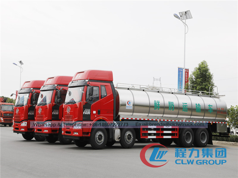 FAW 20000 litro ng transportasyon ng gatas