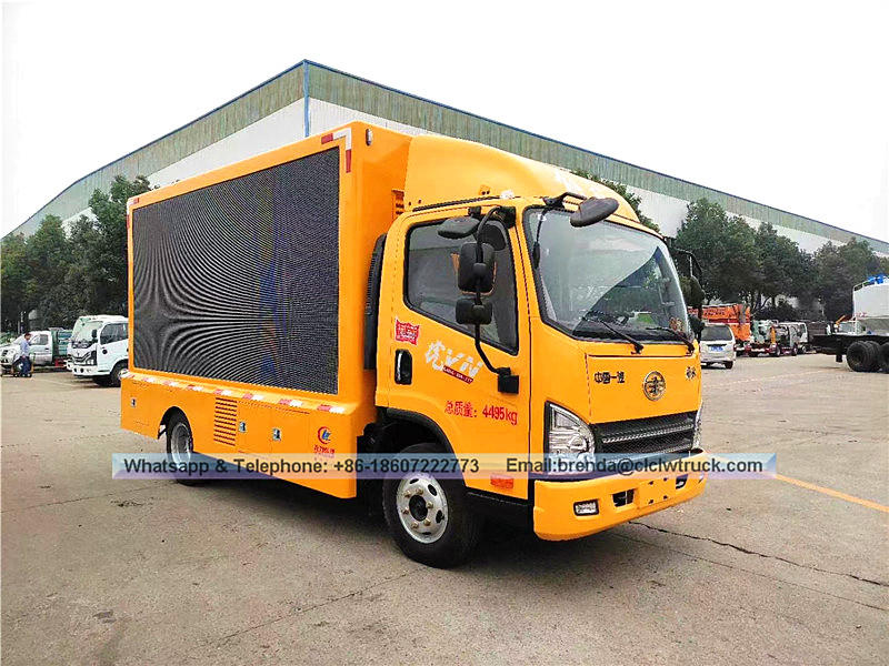 Faw Hed Advertising автомобиль Hot Sale-Mobile Рекламный рекламный щиток