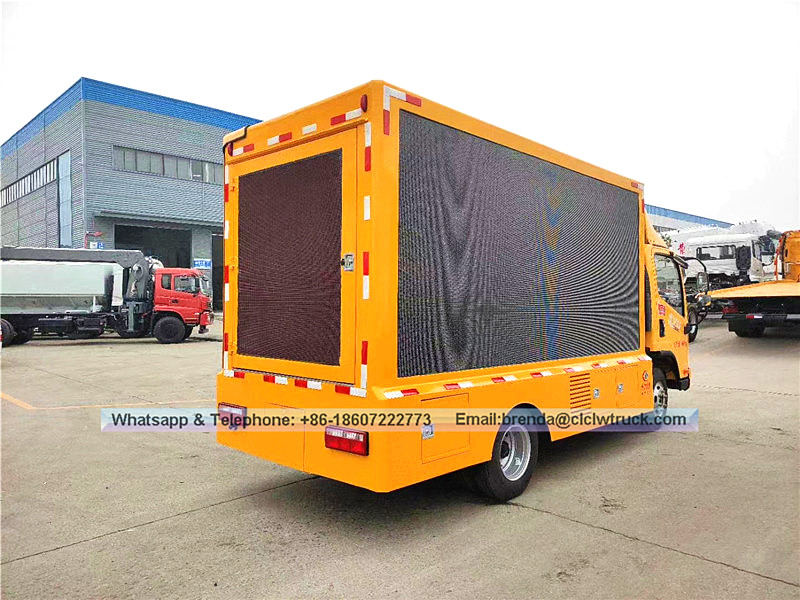 FAW LED โฆษณายานพาหนะขายร้อน-มือถือรถบิลบอร์ดยานพาหนะ LED โฆษณารถบรรทุกรถบรรทุก