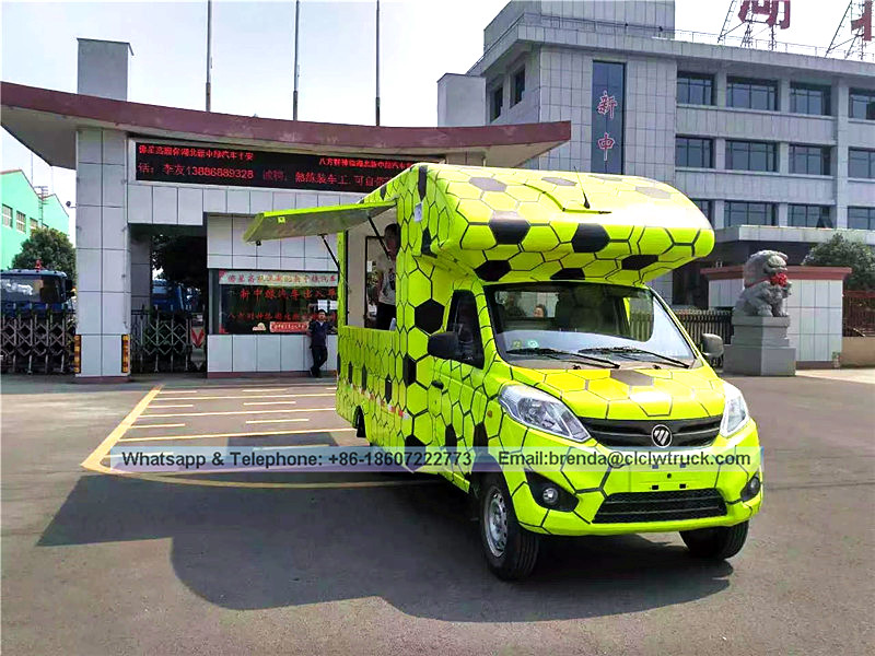 Фотонная марка 4кс2 Мини-грузовик, елктрик Пищевая тележка для продажи