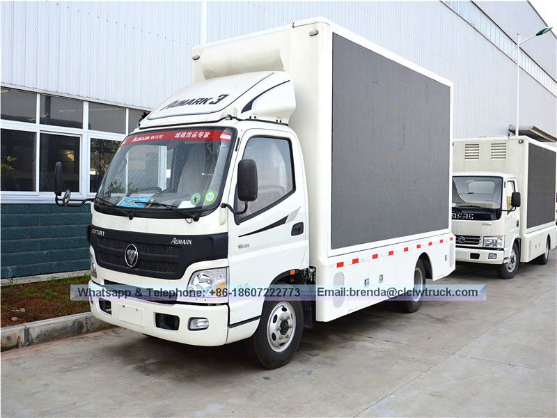 Foton brand P4, P5, P6 Out-door mobile LED truck, with SMD screen for sale