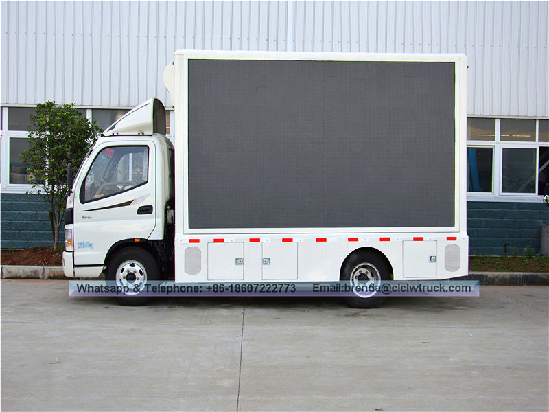 Foton Brand P4, P5, camion LED mobile hors porte P6, avec écran SMD à vendre