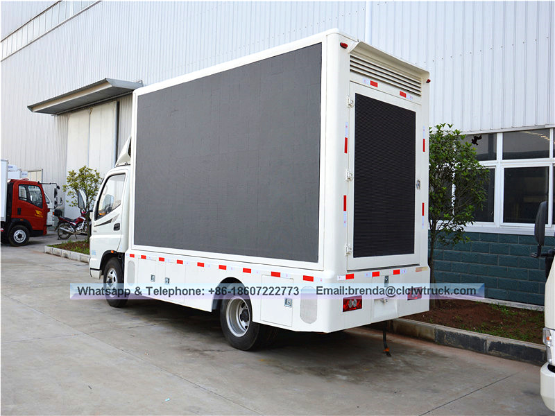 Foton Brand P4, P5, camion LED mobile hors porte P6, avec écran SMD à vendre