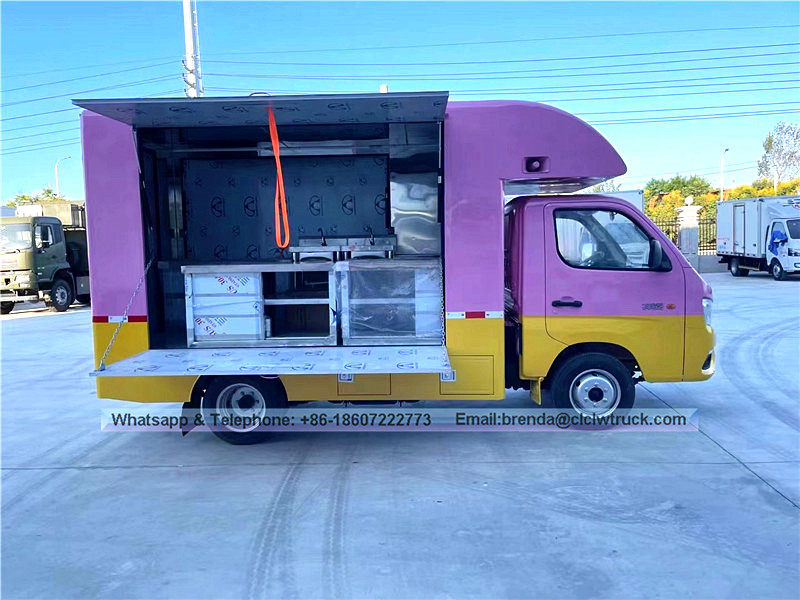 高品质,低价格移动冰淇淋卡车的食品销售