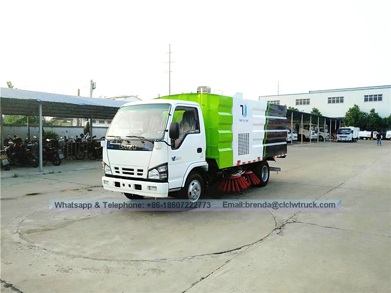Brand Isuzu Small Road Sweeper Truck