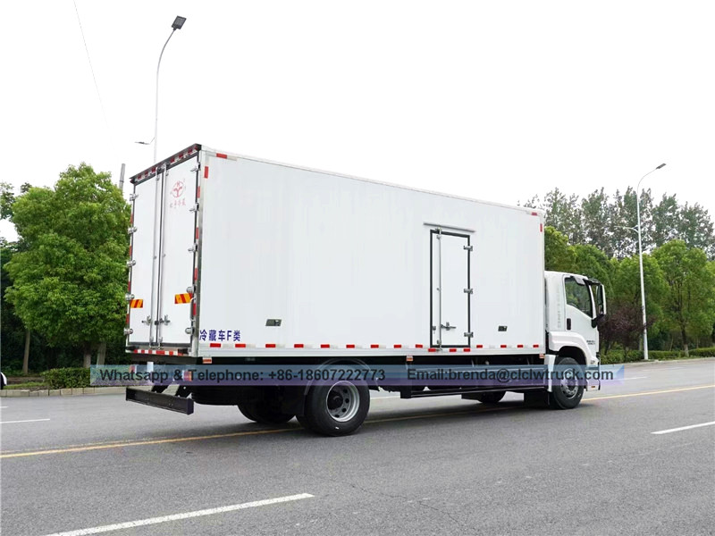 Isuzu冰箱供应商中国,冰箱卡车15吨